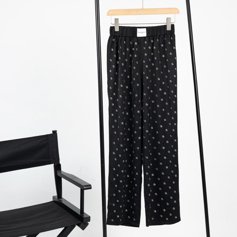 AlexanderWang full of diamond ice silk pants